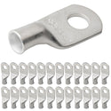 8 AWG (8 Gauge) 1/4" Stud, Tinned Copper Battery Cable Ends, Wire Lugs, Marine Grade, MD0814P