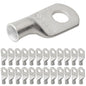 8 AWG (8 Gauge) 1/4" Stud, Tinned Copper Battery Cable Ends, Wire Lugs, Marine Grade, MD0814P