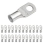 4 AWG (4 Gauge) 5/16" Stud, (Wide Pad) Tinned Copper Battery Cable Ends, Wire Lugs, Marine Grade, MD0456PW