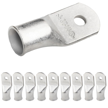 3/0 AWG (000 Gauge) 1/4" Stud, Tinned Copper Battery Cable Ends, Wire Lugs, Marine Grade, MD3014P
