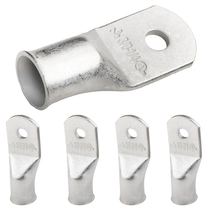 3/0 AWG (000 Gauge) 1/4" Stud, Tinned Copper Battery Cable Ends, Wire Lugs, Marine Grade, MD3014P