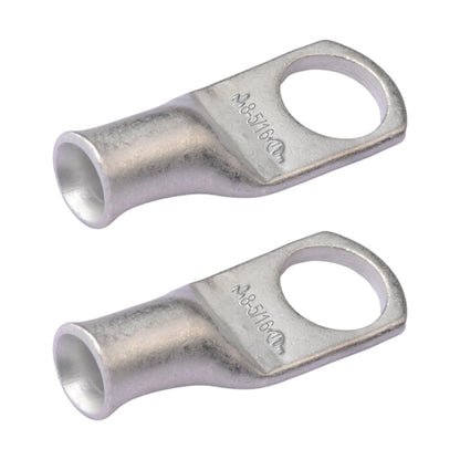 8 AWG (8 Gauge) 5/16" Stud, Tinned Copper Battery Cable Ends, Wire Lugs, Marine Grade, MD0856P