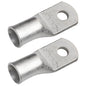 1/0 AWG (0 Gauge) 1/4" Stud, Tinned Copper Battery Cable Ends, Wire Lugs, Marine Grade, MD1014P