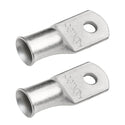 2 AWG (2 Gauge) #10 Stud, Tinned Copper Battery Cable Ends, Wire Lugs, Marine Grade, MD0210P