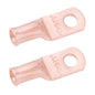8 AWG (8 Gauge) #10 Stud, Wire Lugs, Bare Copper, Battery Cable Ends, Heavy Duty, MD0810U