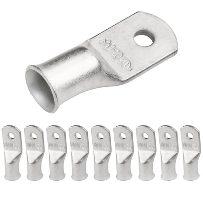 1AWG (1 Gauge) #10 Stud, Tinned Copper Battery Cable Ends, Wire Lugs, Marine Grade, MD0110P