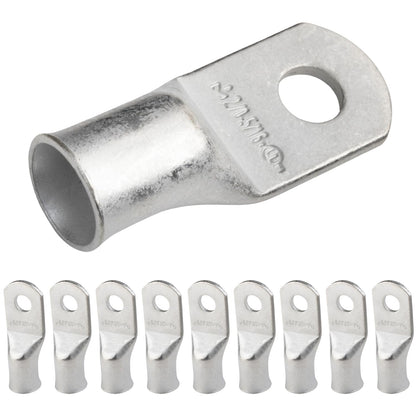 2/0 AWG (00 Gauge) 5/16" Stud, Tinned Copper Battery Cable Ends, Wire Lugs, Marine Grade, MD2056P