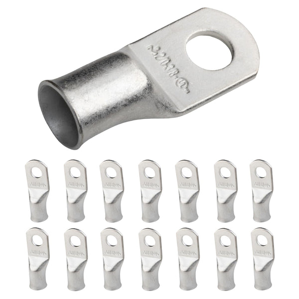 2/0 AWG (00 Gauge) 3/8" Stud, Tinned Copper Battery Cable Ends, Wire Lugs, Marine Grade, MD2038P