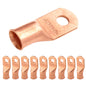 2/0 AWG (00 Gauge) 5/16" Stud, Bare Copper Battery Cable Ends, Wire Lugs, Heavy Duty, MD2056U