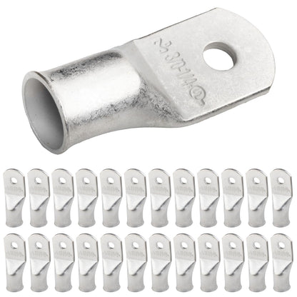 3/0 AWG (000 Gauge) 1/4" Stud, Tinned Copper Battery Cable Ends, Wire Lugs, Marine Grade, MD3014P