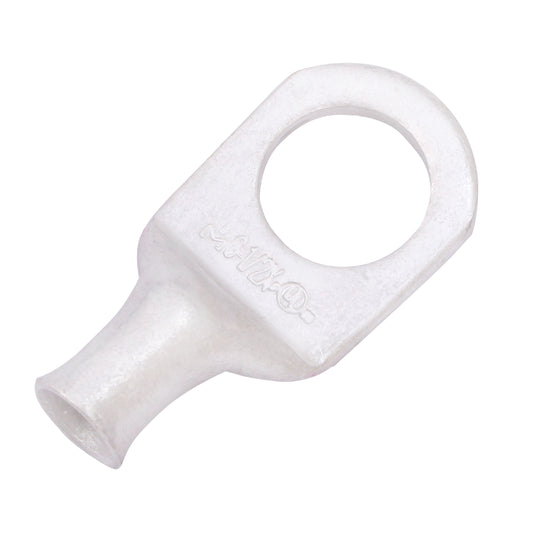 6 AWG (6 Gauge) 1/2" Stud, Tinned Copper Battery Cable Ends, Wire Lugs, Marine Grade, MD0612PX