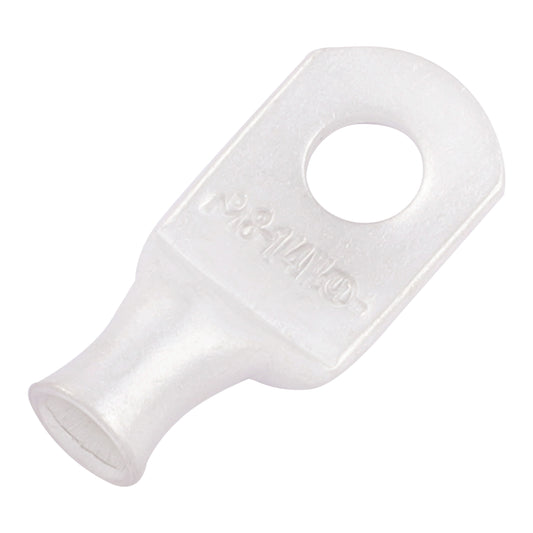 8 AWG (8 Gauge) 1/4" Stud, (Wide Pad) Tinned Copper Battery Cable Ends And  Wire Lugs