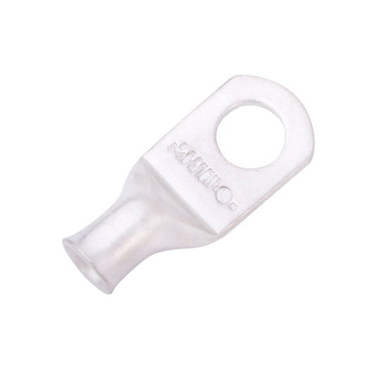 6 AWG (6 Gauge) 5/16" Stud, (Wide Pad) Tinned Copper Battery Cable Ends, Wire Lugs, Marine Grade, MD0656PW