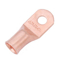 2/0 AWG, 5/16" Stud, Bare Copper Battery Cable Ends, Wire Lugs, Heavy Duty, MD2056U - 1