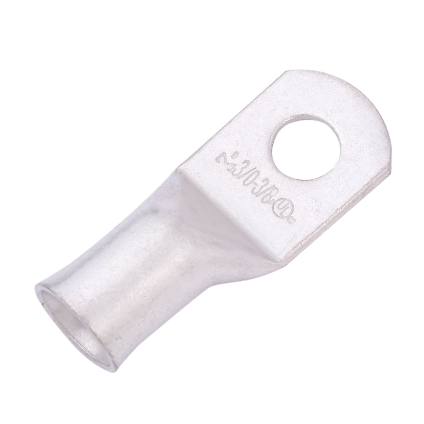 3/0 AWG (000 Gauge) 3/8" Stud, Tinned Copper Battery Cable Ends, Wire Lugs, Marine Grade, MD3038P
