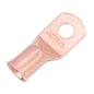 3/0 AWG (000 Gauge) 3/8" Stud, Bare Copper Battery Cable Ends, Wire Lugs, Heavy Duty, MD3038U