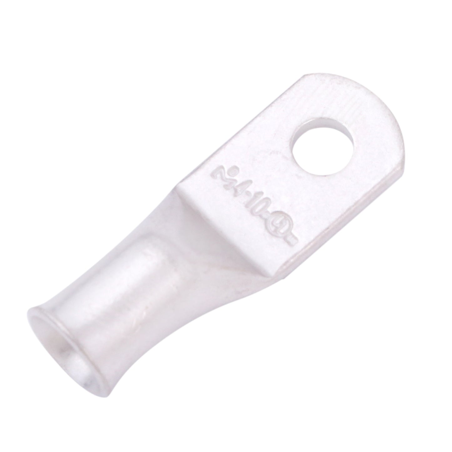4 AWG (4 Gauge) #10 Stud, Tinned Copper Battery Cable Ends, Wire Lugs, Marine Grade, MD0410P