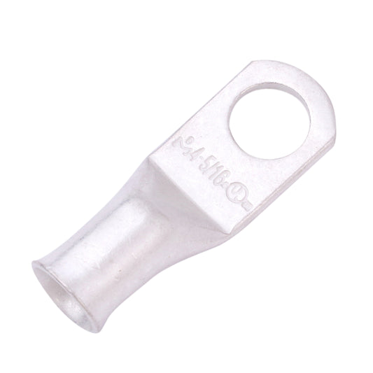 4 AWG (4 Gauge) 5/16" Stud, Tinned Copper Battery Cable Ends, Wire Lugs, Marine Grade, MD0456P