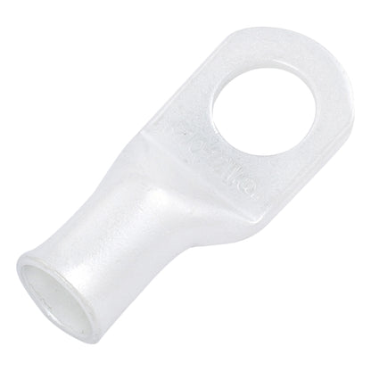 1/0 AWG (0 Gauge) 1/2" Stud, (Wide Pad) Tinned Copper Battery Cable Ends, Wire Lugs, Marine Grade, MD1012PW