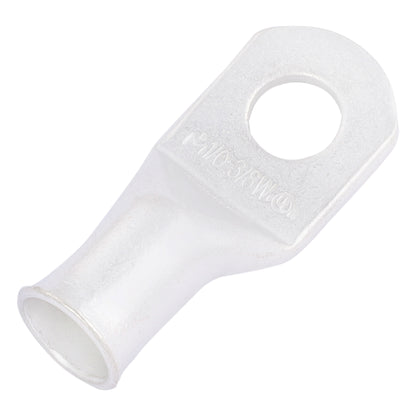 1/0 AWG (0 Gauge) 3/8" Stud, (Wide Pad) Tinned Copper Battery Cable Ends, Wire Lugs, Marine Grade, MD1038PW