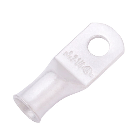 2 AWG (2 Gauge) 1/4" Stud, Tinned Copper Battery Cable Ends, Wire Lugs, Marine Grade, MD0214P