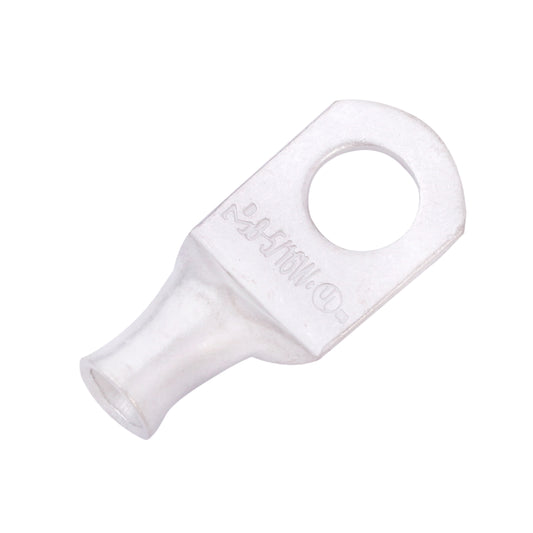 8 AWG (8 Gauge) 5/16" Stud, (Wide Pad) Tinned Copper Battery Cable Ends, Wire Lugs, Marine Grade, MD0856PW