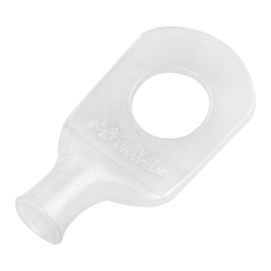 8 AWG (8 Gauge) 3/8" Stud, (Wide Pad) Tinned Copper Battery Cable Ends, Wire Lugs, Marine Grade, MD0838PX
