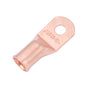 1/0 AWG (0 Gauge) 1/4" Stud, Bare Copper Battery Cable Ends, Wire Lugs, Heavy Duty, MD1014U