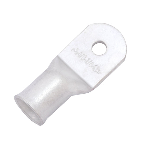 4/0 AWG (0000 Gauge) 1/4" Stud, Tinned Copper Battery Cable Ends, Wire Lugs, Marine Grade, MD4014P