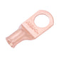 6 AWG (6 Gauge) 3/8" Stud, Bare Copper Battery Cable Ends, Wire Lugs, Heavy Duty, MD0638UW