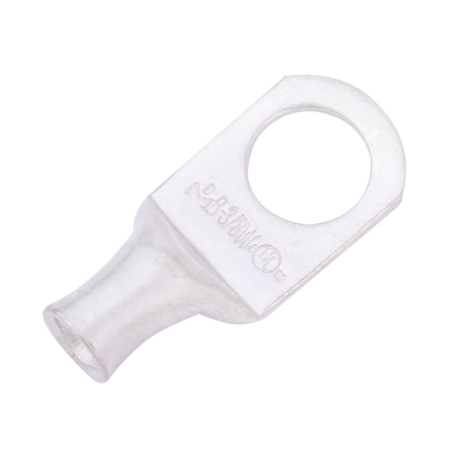 8 AWG (8 Gauge) 3/8" Stud, Tinned Copper Battery Cable Ends, Wire Lugs, Marine Grade, MD0838PW