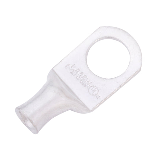 8 AWG (8 Gauge) 3/8" Stud, Tinned Copper Battery Cable Ends, Wire Lugs, Marine Grade, MD0838PW